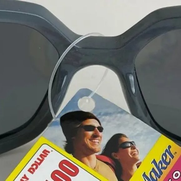 SG00810 FASHION by Famous Maker Sunglasses For Women, 100% UV Protect Black/Gray - Picture 7 of 9